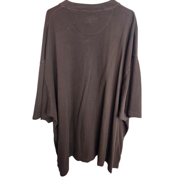 Cabela's Shirt Men 5XL Regular Fit Brown Short Sleeve Henley Casual Pullover - Picture 7 of 7